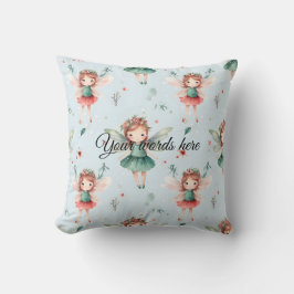 Skapa din egen Helgdag Fairy Blue Kudde