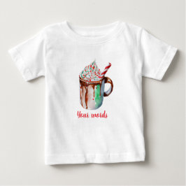 Skapa din egen Helgdag Peppermint-Hett Kakao T Shirt