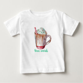 Skapa din egen Helgdag Peppermynt Hett Chocolate T Shirt