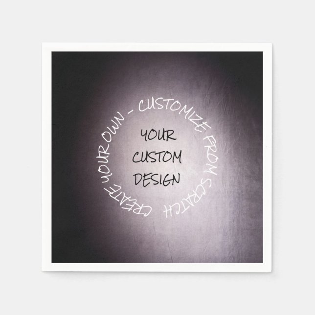 Skapa din egen helt anpassade pappersservett (Framsidan)