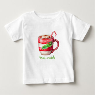 Skapa din egen Hett för Festive Peppermint Chocola T Shirt