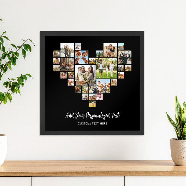 Skapa din egen Hjärtformade fotokollage Poster (Skapare uppladdad)
