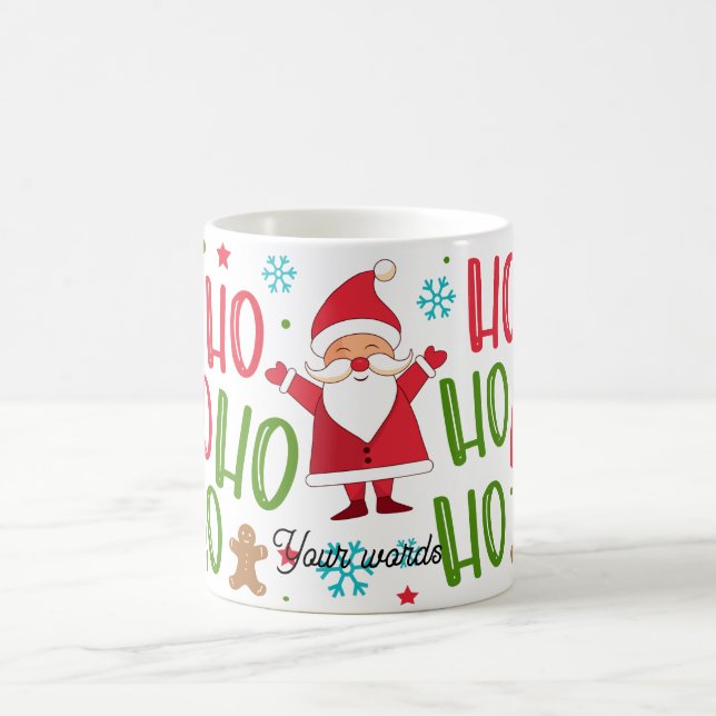 Skapa din egen Ho Ho Ho-juljul Magisk Mugg (Center)
