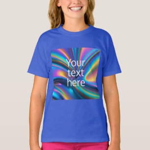 Skapa din egen - Holografisk bakgrund personlig T Shirt