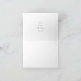 Skapa din egen horisontella lilla vikta inbjudan