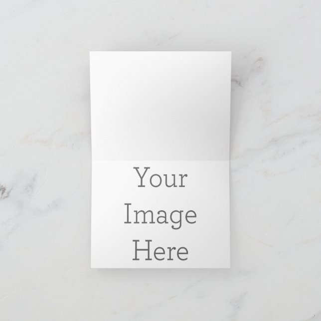 Anpassad vikt inbjudning, Storlek: 10,2 × 14,2 cm, Papper: Signature matt, Kuvert: Vit (Inuti)