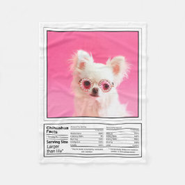 Skapa din egen Hund aveln Facts Chihuahua Pet Fleecefilt