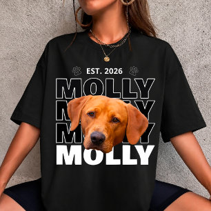 skapa din egen Hund Djur Foto Husdjur anpassad 90s T Shirt