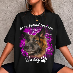 skapa din egen Hund Djur Foto Personlig 90s T Shirt