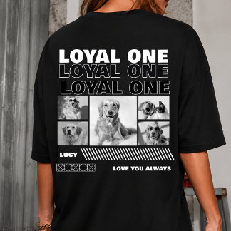 skapa din egen Hund Djur Foto Personlig 90s T Shirt