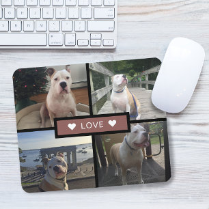 Skapa din egen hund fotokollage musmatta