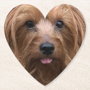 Skapa din egen Hund Photo Anpassningsbar Pet Puppy Underlägg Papper