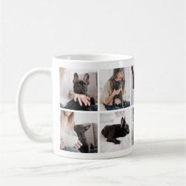 Skapa din egen husdjursfotocollage kaffemugg