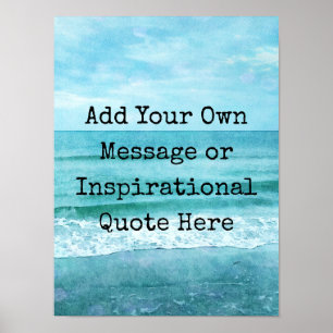 Skapa din egen inspirationskvot poster