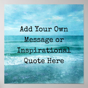Skapa din egen inspirationskvot poster