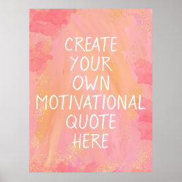 Skapa din egen inspirationsoffert för motivation poster