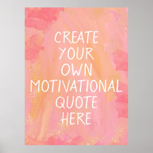 Skapa din egen inspirationsoffert för motivation poster