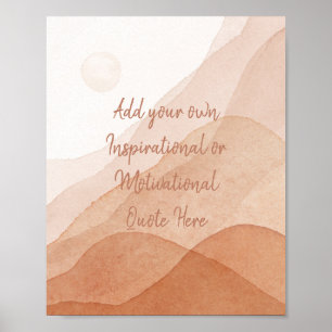 Skapa din egen inspirerande Anpassningsbar Poster