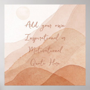 Skapa din egen inspirerande Anpassningsbar Poster