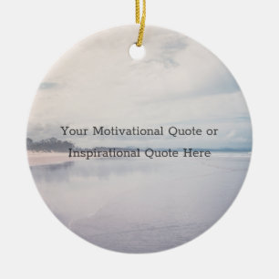 Skapa Din Egen Inspirerande Motiverande Citat Julgransprydnad Keramik