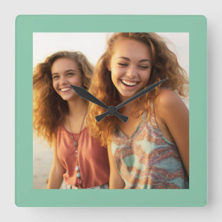 Skapa din egen Instagram Art Fyrkantig Klocka