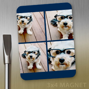 Skapa din egen Instagram Collage Marin 4 Bilder Magnet