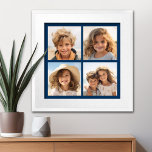 Skapa din egen Instagram Collage Navy 4 Bilder Poster<br><div class="desc">Använda fyra fyrkantiga foton som skapar en unik och personlig gåva - gör ett trendig till sakens hjälp. Om du behöver justera bilder klickar du på verktyg för att anpassa ändringar.</div>