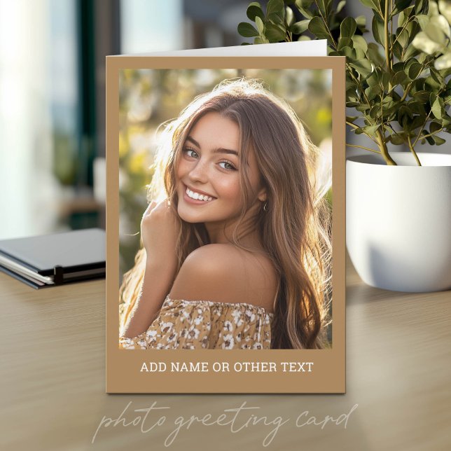 Skapa din egen Instagram-konst Kort (Photo Greeting Card)