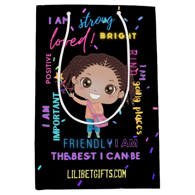 Skapa din egen jag är - positiva flickanställnings (Framsidan)