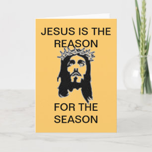 SKAPA DIN EGEN JESUS ÄR ORSAKSKORTET HELGKORT