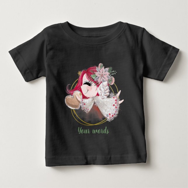 Skapa din egen julängel t shirt (Framsida)