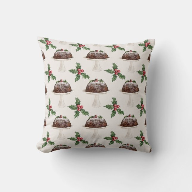 Skapa din egen julfikonpudding kudde (Framsida)