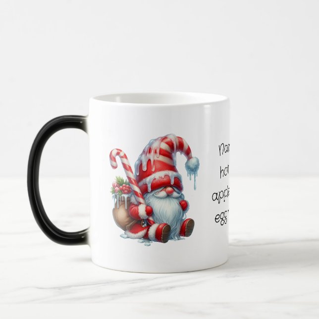 Skapa din egen julgnom med pepparmintsbär magisk mugg (Vänster)