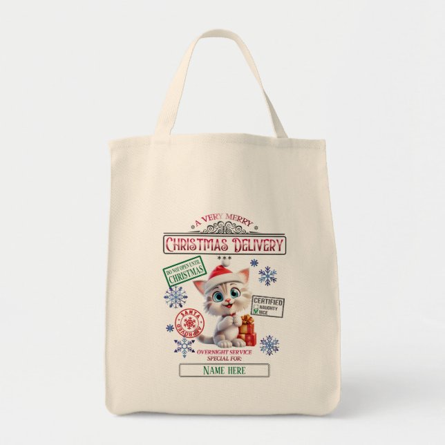 Skapa din egen julklapp i Kattunge Tygkasse (Framsidan)