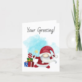 Skapa din egen Julklapp-miniatyrfilm Helgkort