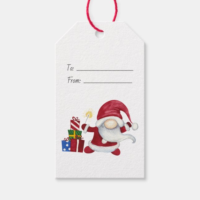 Skapa din egen Julklapp-miniatyrfilm Presentetikett (Framsidan)