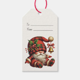 Skapa Din Egen Julplaid Tomte Jultomte Presentetikett