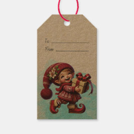 Skapa din egen jultomte i Lycklig Presentetikett