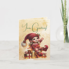 Skapa din egen jultomte Presenter Helgkort