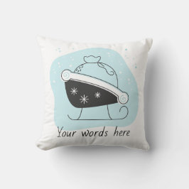 Skapa din egen jultomts Sleigh Bag-jul Kudde