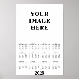 Skapa din egen kalender för 2025 poster