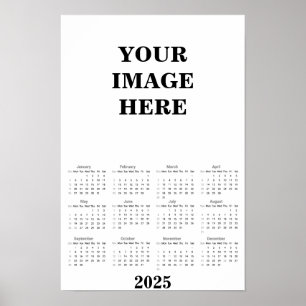 Skapa din egen kalender för 2025 poster