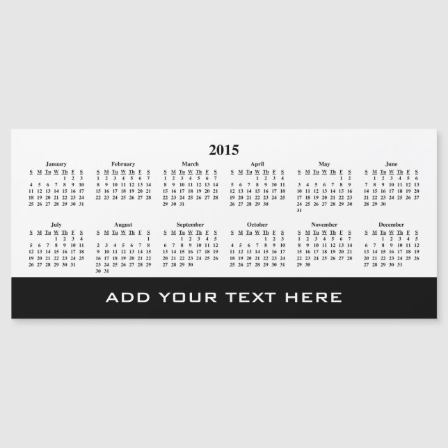 Skapa din egen kalendermall för 2015 (Framsida)
