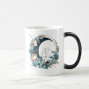 Skapa din egen kalk och persikofärgad Blommigt Mån Magisk Mugg