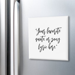 Skapa din egen kalligrafsoffert magnet