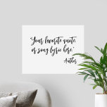 Skapa din egen kalligrafsoffert poster<br><div class="desc">Skapa egen anpassningsbar-offert poster väggkonst. Funktioner för minimal kalligrafi-skripttypografi.</div>