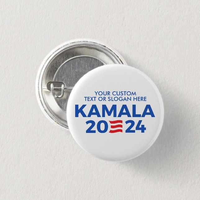 Skapa din egen kamala Harris 2024 Rectangular Sti Knapp (Framsida & baksida)