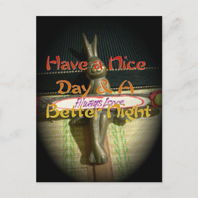 Skapa din egen Kärlek Hakuna Matata ha en trevlig  Vykort (Framsida)