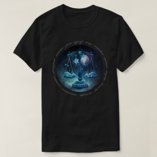 Skapa din egen kelestial Libra Zodiac T Shirt