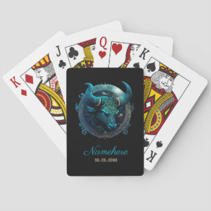 Skapa din egen kelestial Taurus Zodiac Casinokort